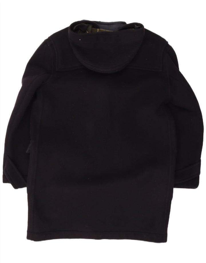 Винтажный мужской дафлкот с капюшоном UK 40, большой темно-синий