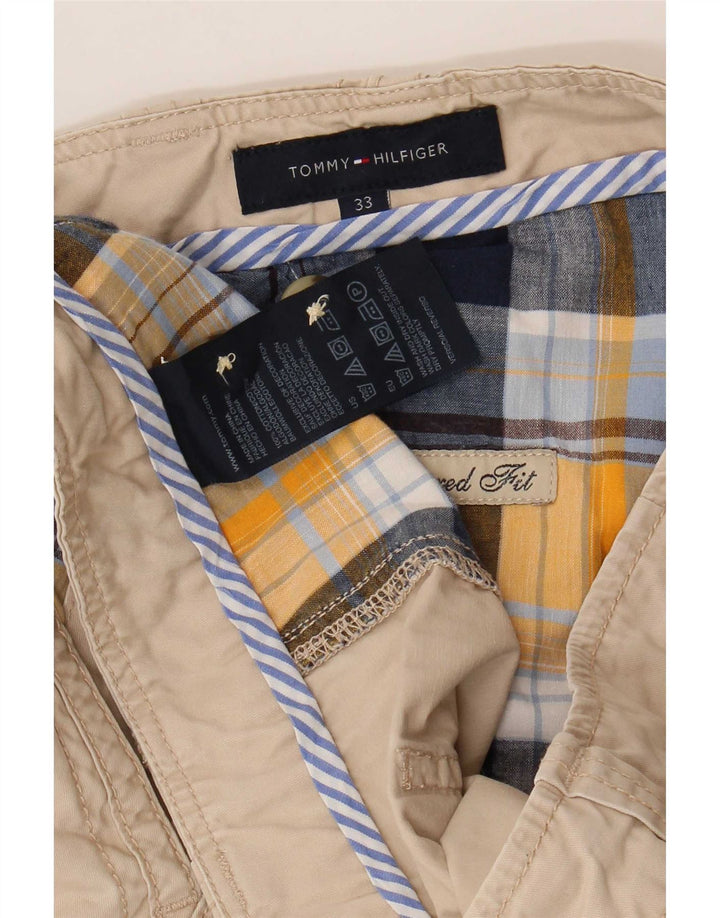Мужские шорты карго свободного кроя Tommy Hilfiger W33, средний бежевый, хлопок