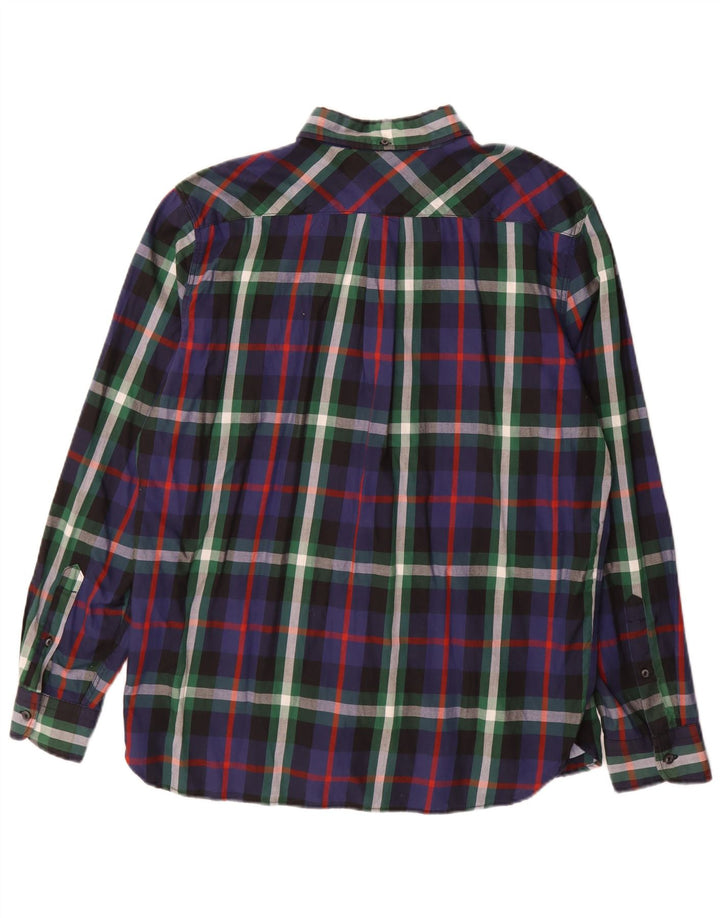 Мужская фланелевая рубашка стандартного кроя LEVI'S, большая разноцветная клетка, хлопок