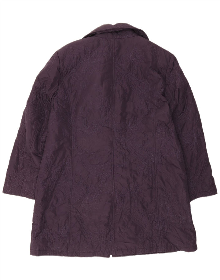 Женское пальто Marks & Spencer Autograph UK 18 XL, фиолетовый полиэстер