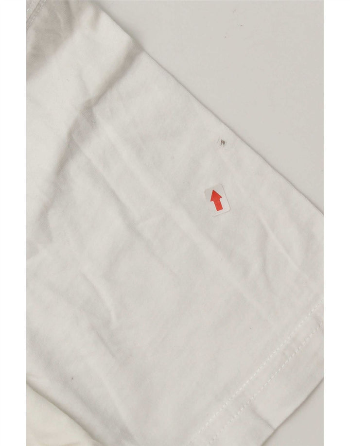 Мужская футболка Lacoste, размер 5, большой белый хлопок