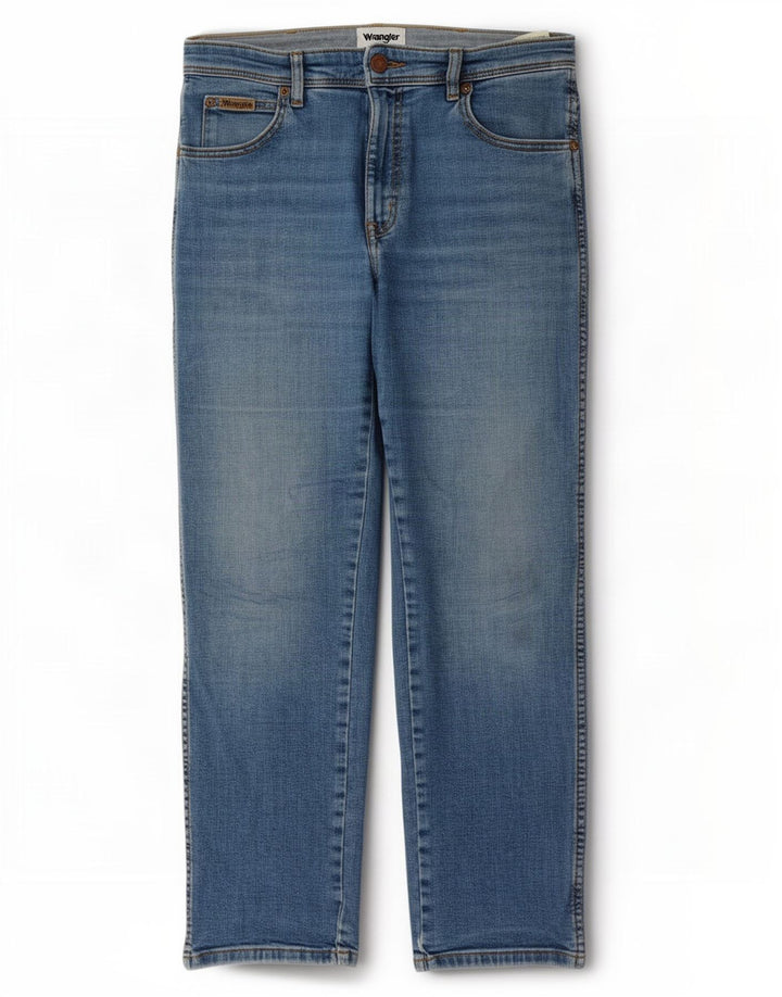 Мужские прямые джинсы Wrangler Texas W31 L30, синий хлопок