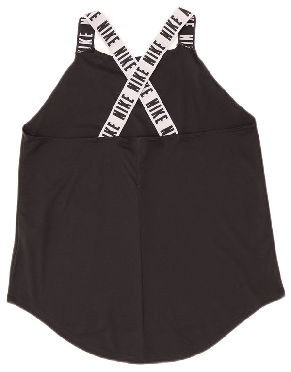 Майка с рисунком Nike Girls Dri Fit, 13–14 лет, XL, черный полиэстер