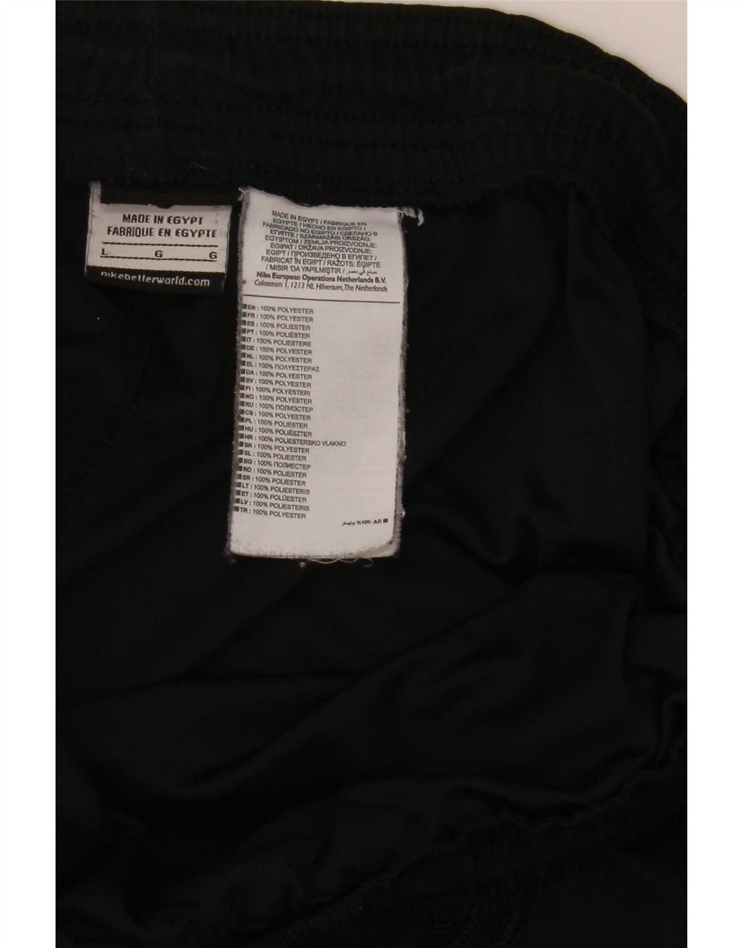 Мужские спортивные шорты Nike Dri Fit, большие черные, полиэстер