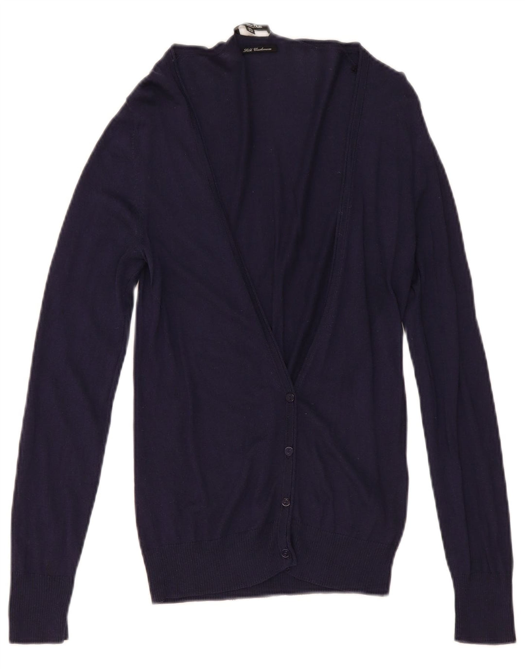 Женский кардиган Massimo Dutti UK 12, средний темно-синий шелковый