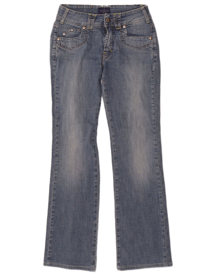 TRUSSARDI Женские джинсы Bootcut IT 38 XS W26 L29 Синий хлопок