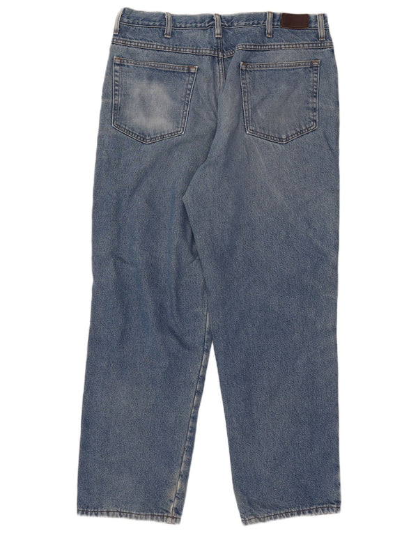 Мужские зауженные джинсы свободного кроя L.L.BEAN W37 L32, синий хлопок