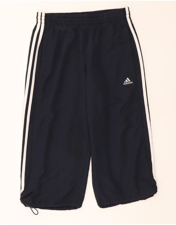 Женские спортивные брюки-капри ADIDAS Climalite UK 6 XS темно-синие