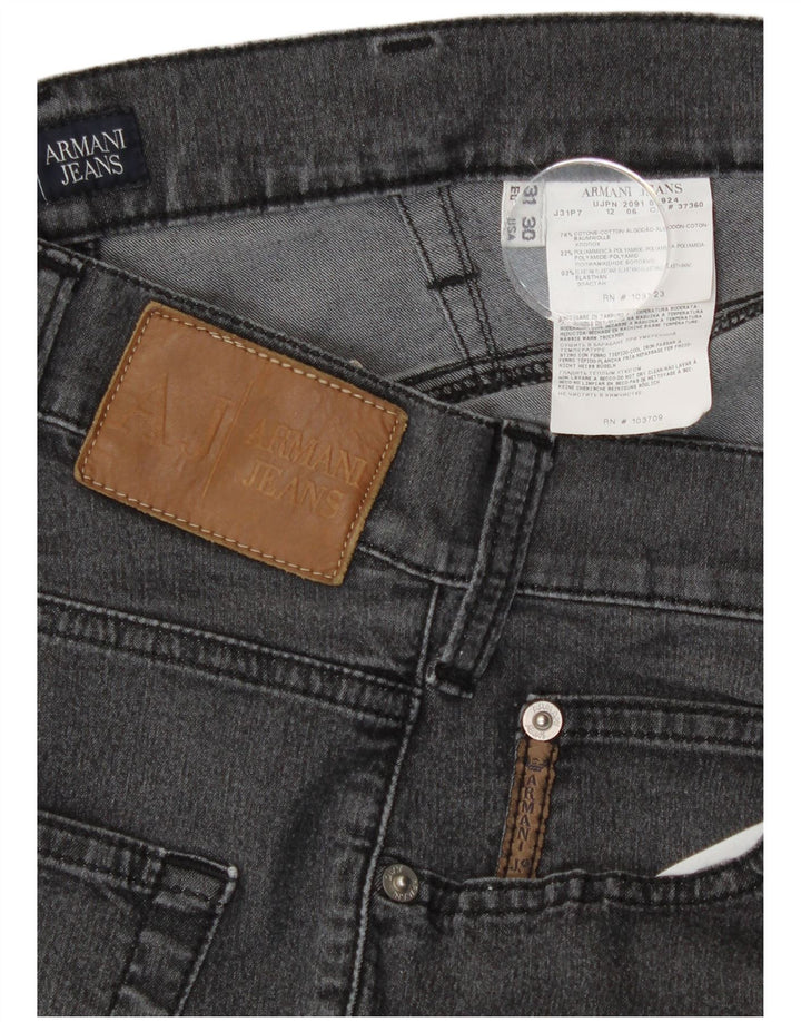 Женские прямые джинсы Armani W31 L30 Серые, хлопок