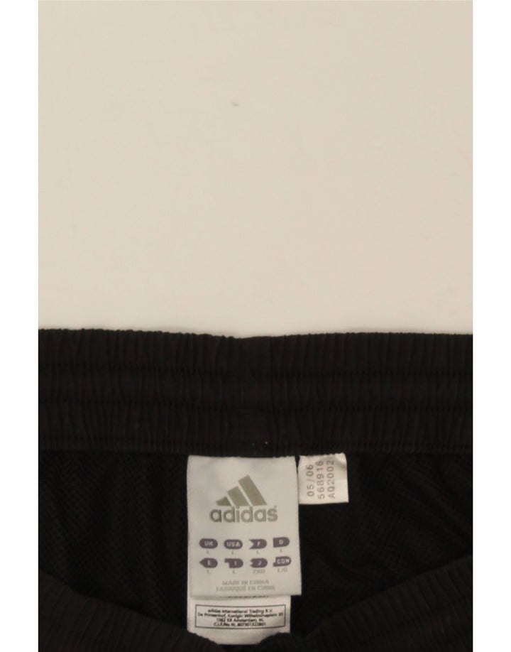Мужские спортивные шорты Adidas, большие черные из полиэстера