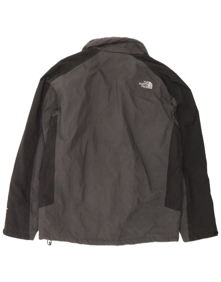 Мужская ветровка The North Face UK 38, нейлон среднего серого цвета с цветными блоками
