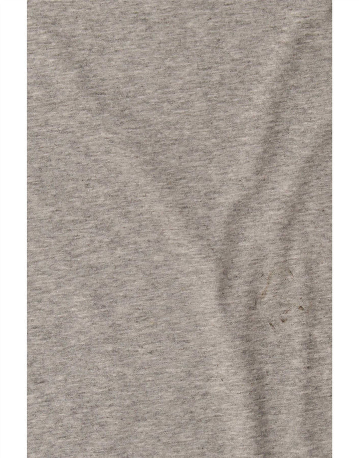 Мужская футболка Nike Dri Fit, маленький серый хлопковый топ