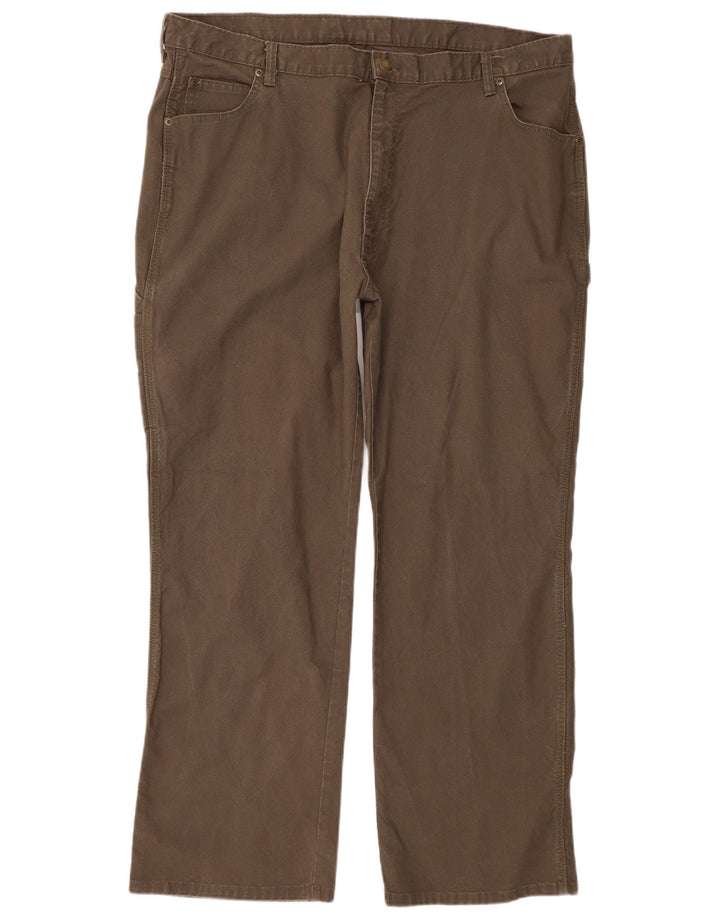 Мужские прямые брюки-карго Dickies W42 L32, хлопок цвета хаки