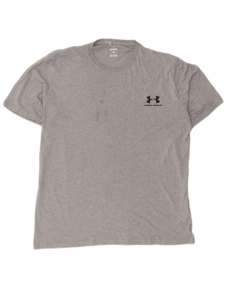 Мужская футболка Under Armour Top XL, серый хлопок в крапинку