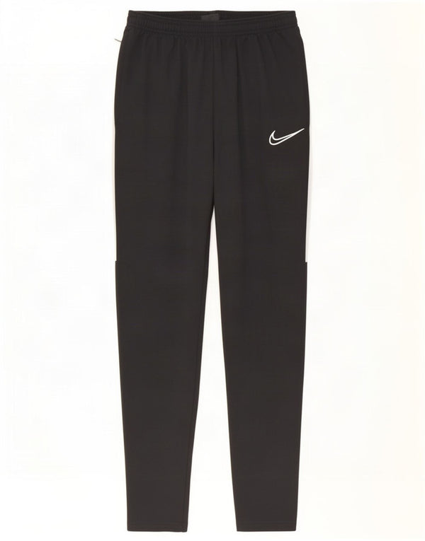 Мужские спортивные брюки Nike Dri Fit, маленькие черные полиэстер с цветными блоками