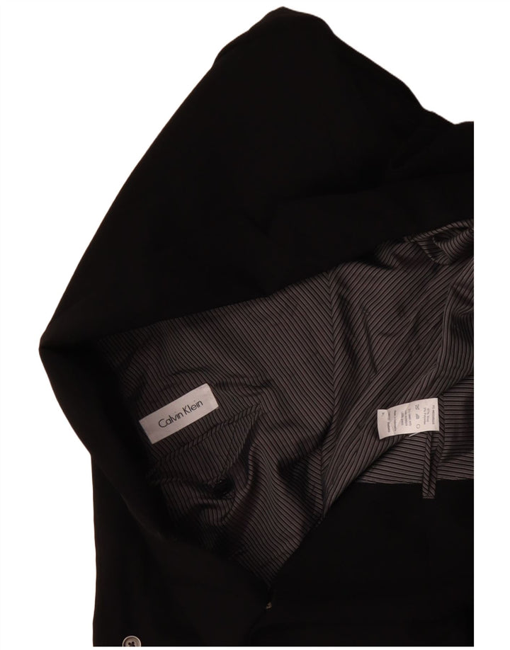 Мужской пиджак на двух пуговицах CALVIN KLEIN IT 54 2XL, черный, шерсть