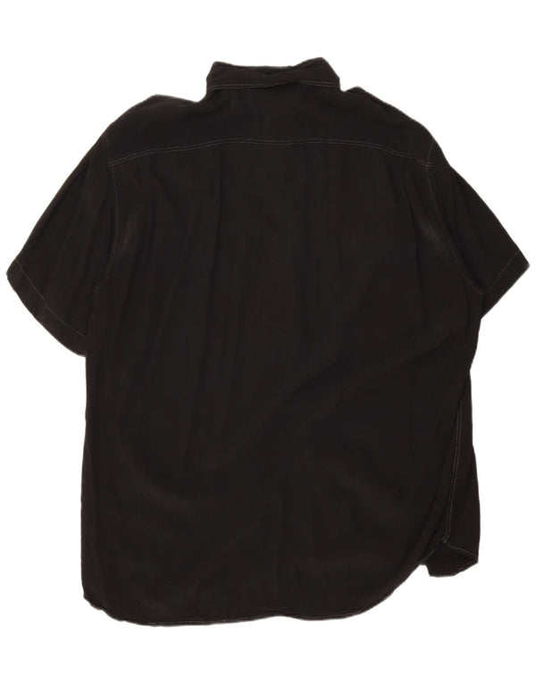 Мужская рубашка с коротким рукавом Cacharel XL, черная