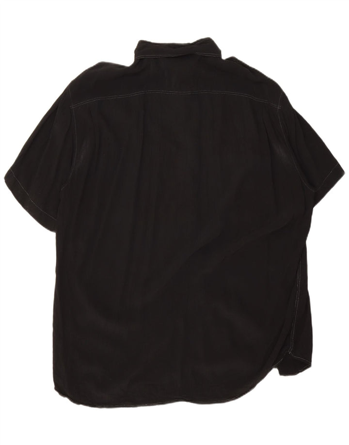 Мужская рубашка с коротким рукавом Cacharel XL, черная