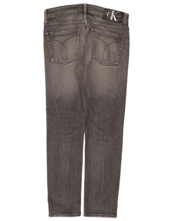 Мужские джинсы Larston Slim W32 L30 Calvin Klein, серый хлопок