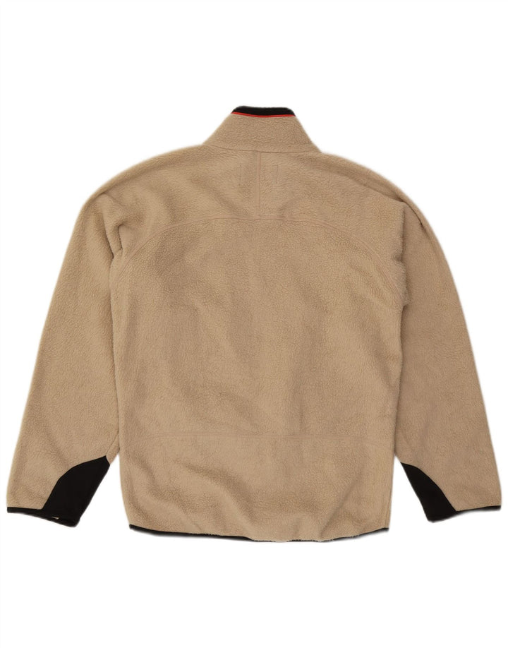 Мужская флисовая куртка Fila UK 36, маленькая, бежевый, полиэстер