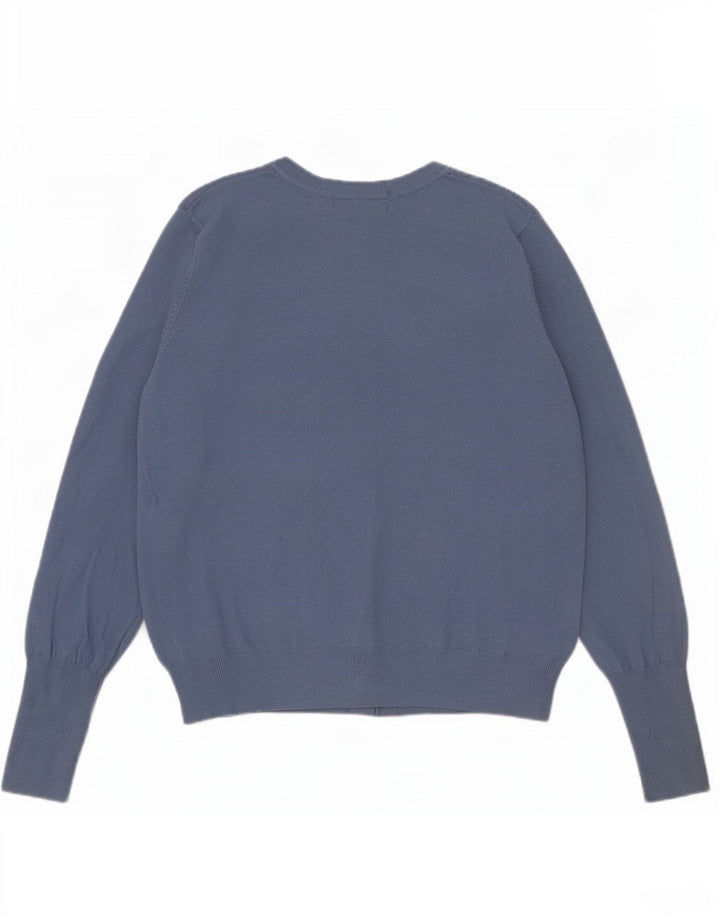 Женский кардиган Marks & Spencer UK 12, средний синий вискоза