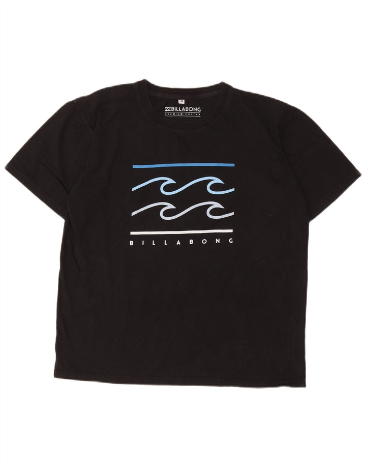 Мужская футболка с рисунком Billabong, средний черный