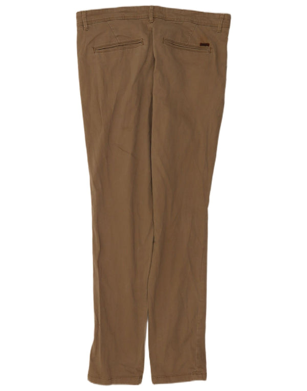 Мужские брюки-чиносы Jack & Jones W33 L32 коричневые, хлопковые
