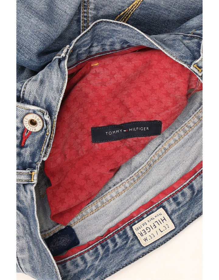 Мужские прямые джинсы Tommy Hilfiger W33 L32 синие