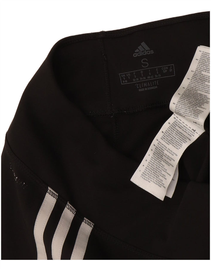 Женские леггинсы Adidas Climalite UK 8/10, маленькие черные из полиэстера