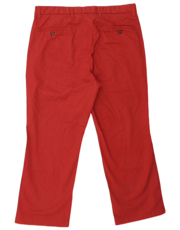 Мужские укороченные брюки Dockers W36 L26 красные хлопковые