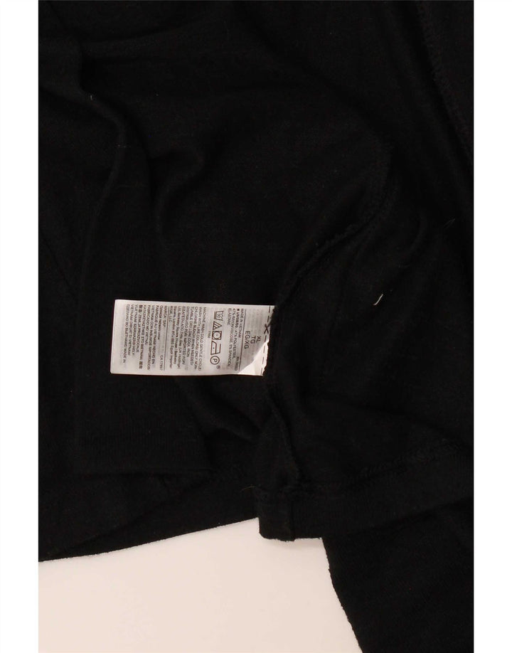 Женский свободный открытый кардиган Gap UK 18 XL, черный полиэстер
