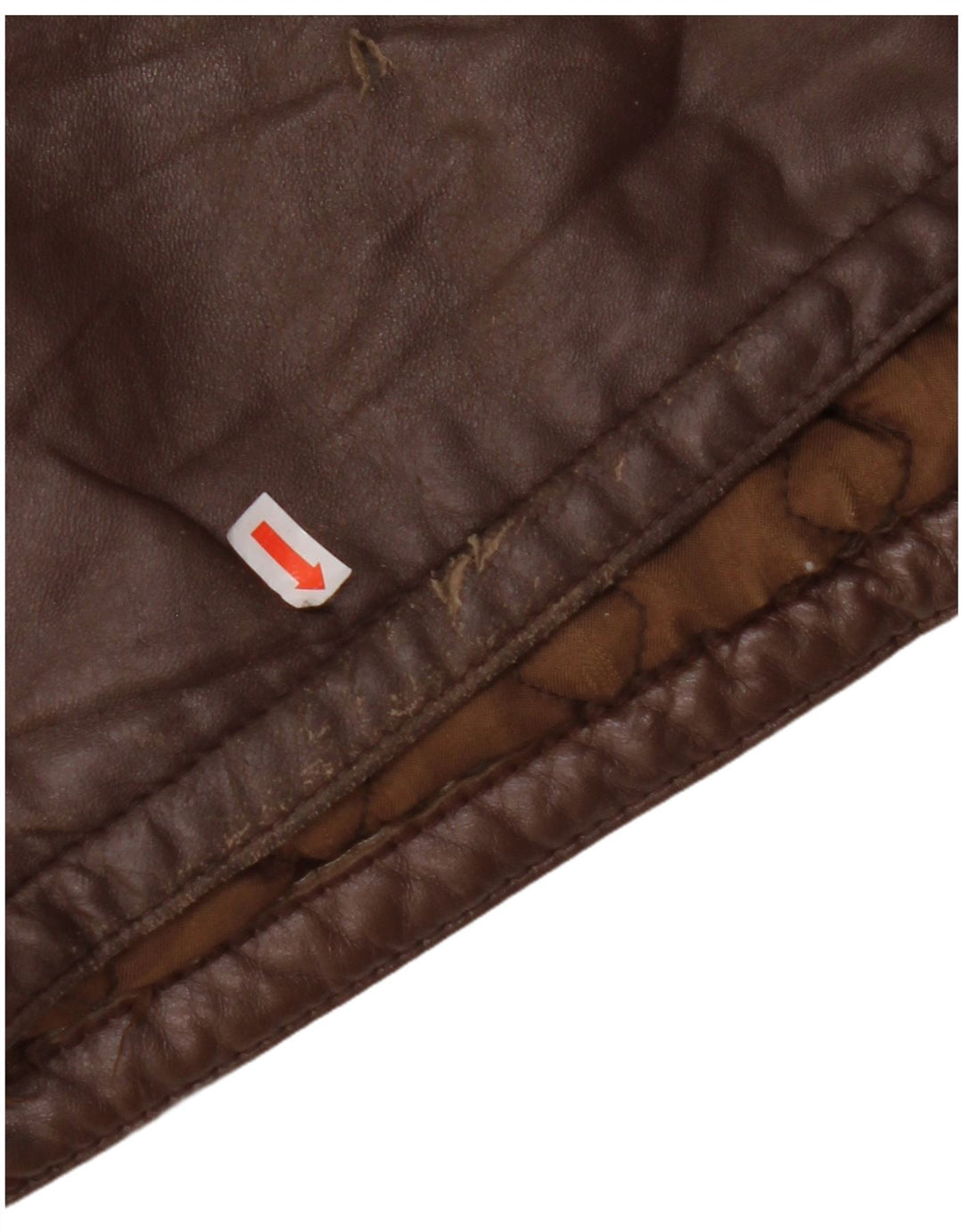 Куртка мужская кожаная VINTAGE IT 56 3XL Коричневая