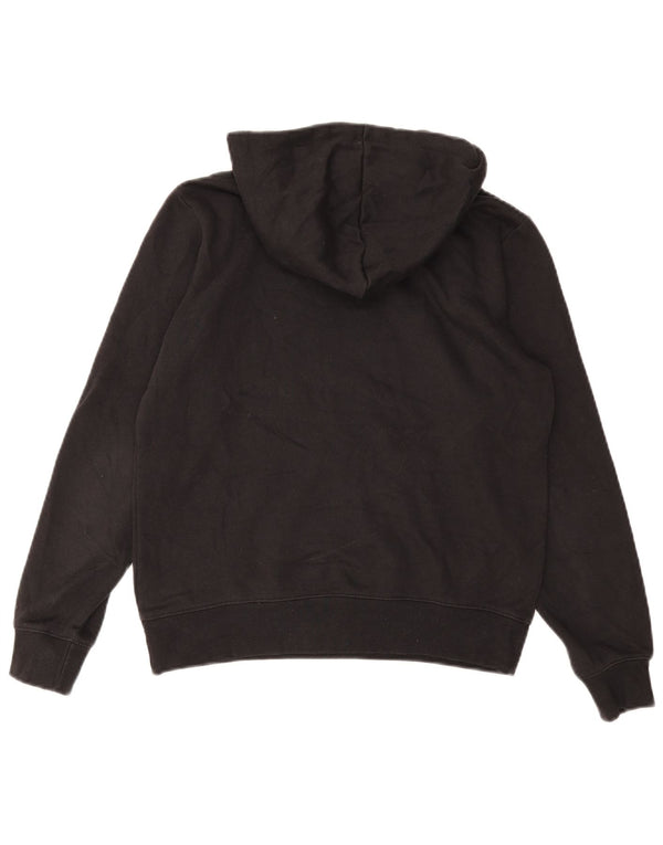 Champion Womens Graphic Hoodie Jumper UK 10 Small Black