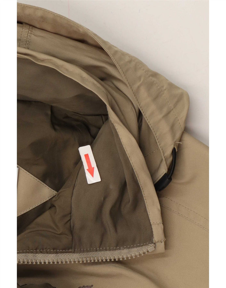 Женская куртка Jack Wolfskin с капюшоном, Великобритания, 14/16, большой цвет, полиэстер цвета хаки