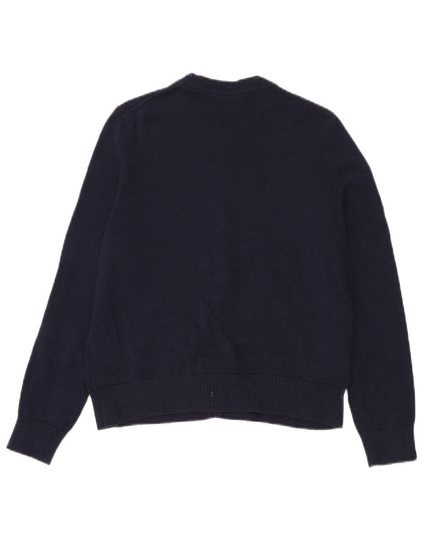 Crew Clothing Женский кардиган-свитер UK 6 XS Темно-синий хлопок