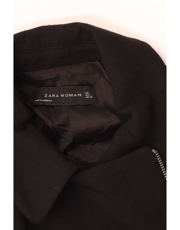 Женское пальто Zara UK 14, большое черное