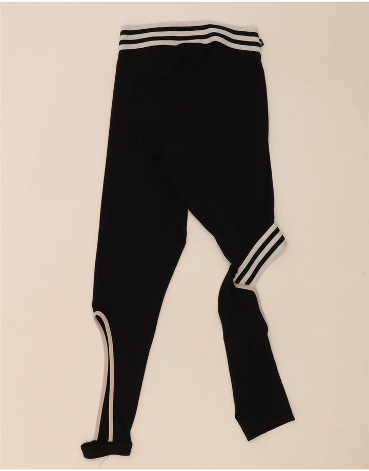 Женские леггинсы Adidas Rita Ora UK 8, маленькие черные, полиэстер с цветными блоками