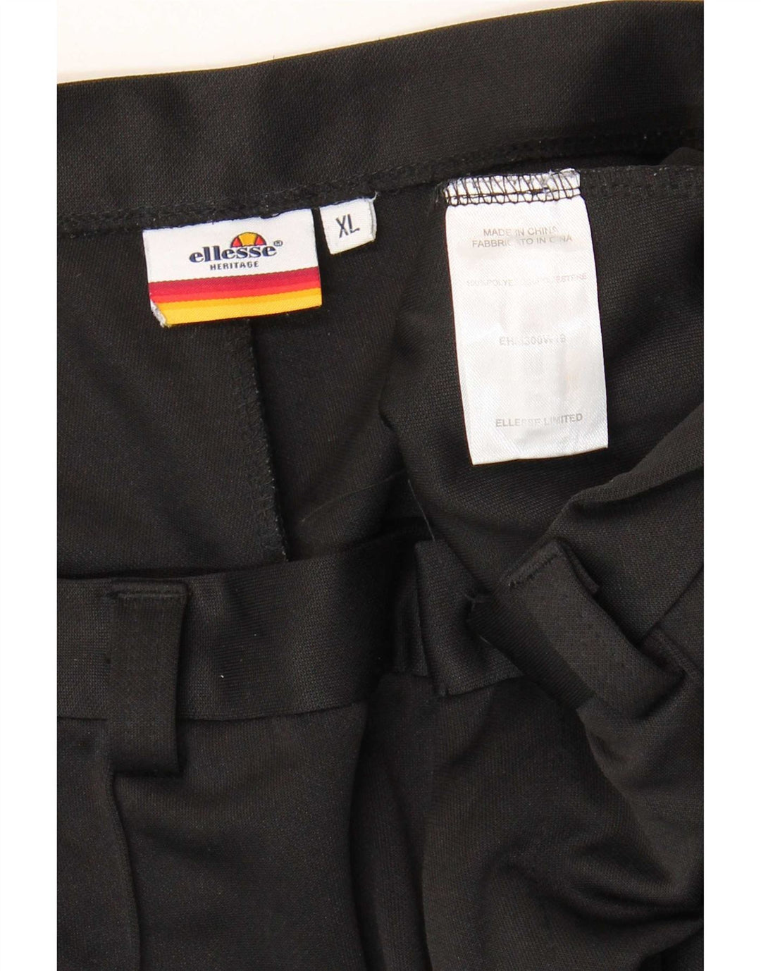 Мужские брюки-чинос Ellesse XL W38 L28 черные из полиэстера