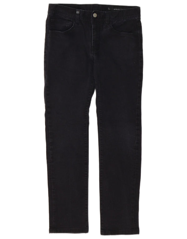 Женские узкие джинсы Armani Exchange W31 L29, черный хлопок