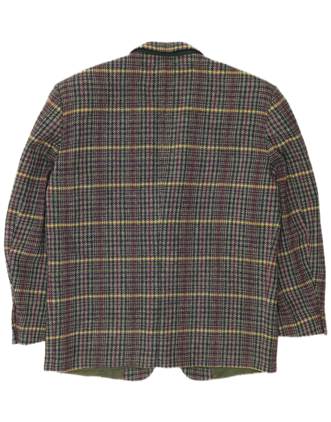 Мужской пиджак Cerruti 1881 на 2 пуговицах UK 42 XL, шерсть в разноцветную клетку