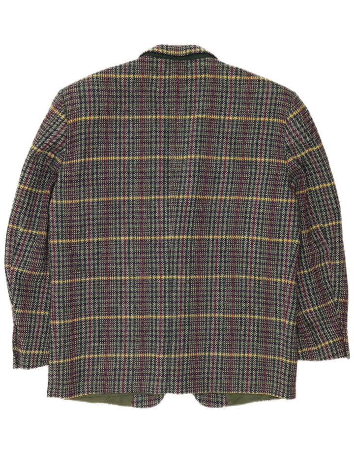 Мужской пиджак Cerruti 1881 на 2 пуговицах UK 42 XL, шерсть в разноцветную клетку