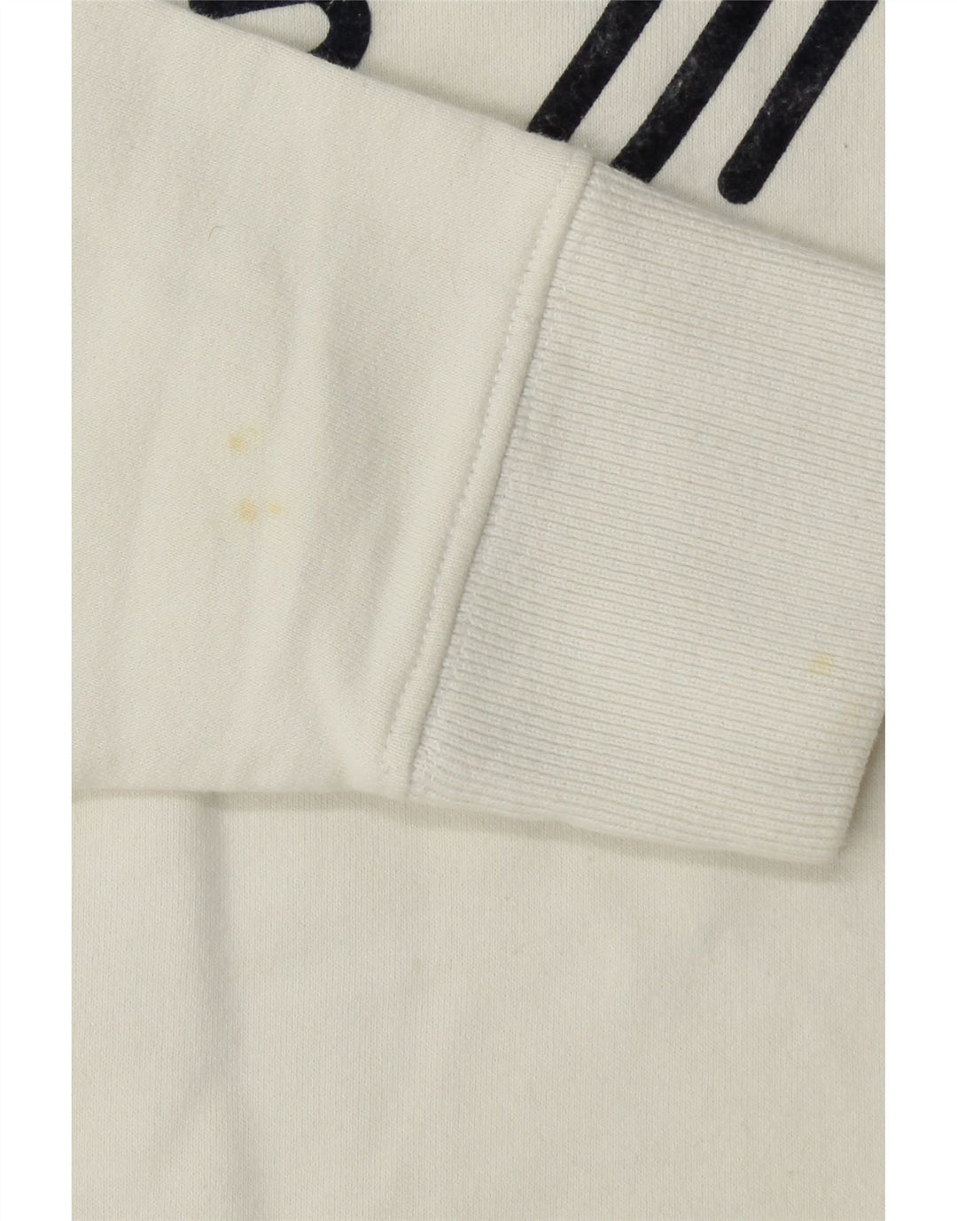 ASICS Boys Graphic Sweatshirt Jumper 13-14 Years Off White Colourblock Vintage Asics and Second-Hand Asics from Messina Hembry 
