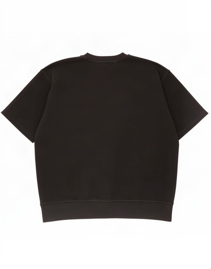 Мужской свитер с коротким рукавом Zara XL, черный хлопок
