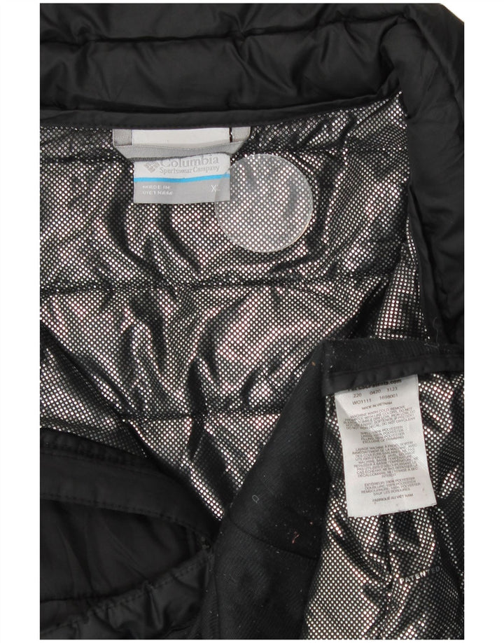 Мужская стеганая куртка Columbia UK 42 XL, черный полиэстер