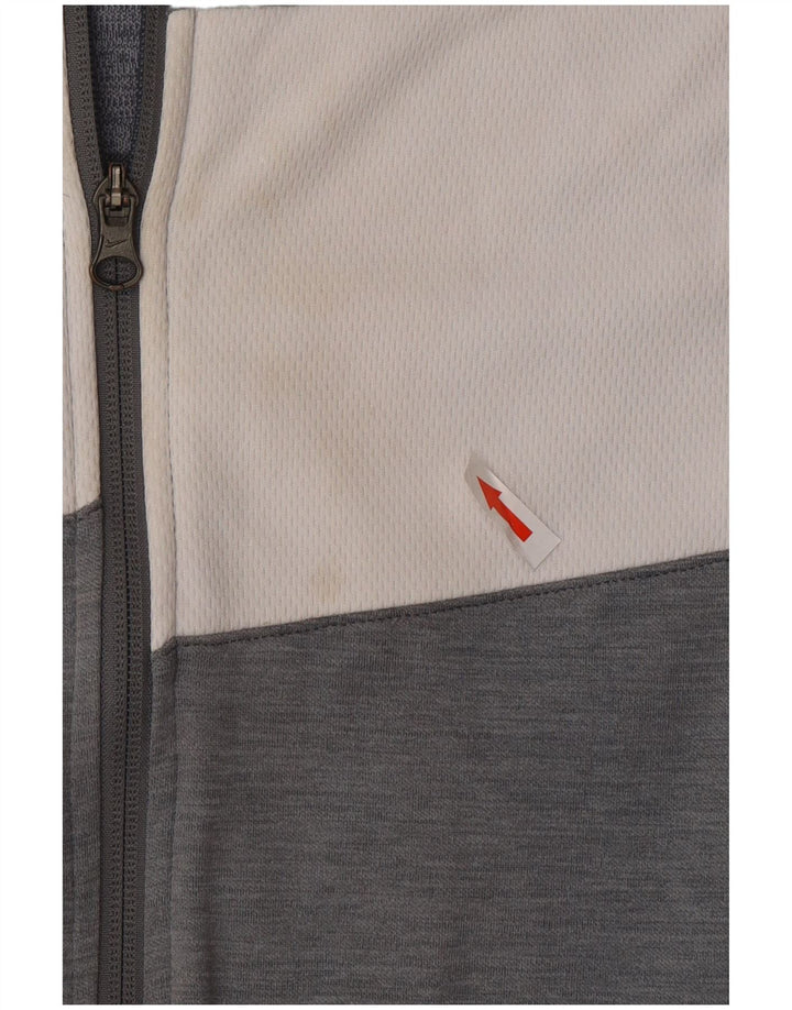 Мужская верхняя куртка Nike Dri Fit Regular, средний серый цвет с цветными блоками