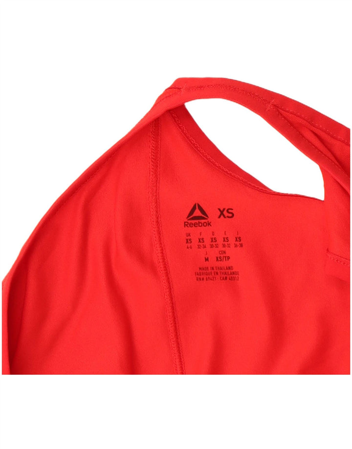 Женский жилет с графическим принтом REEBOK UK 4/6 XS красный