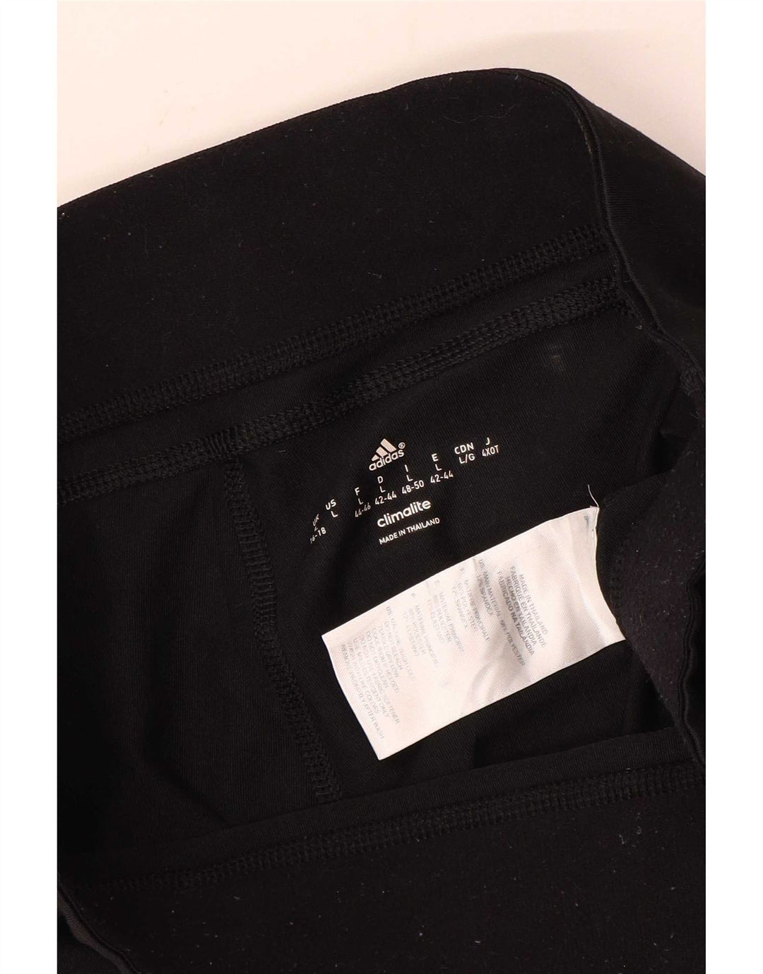 Женские леггинсы-капри Adidas Climalite UK 16/18, большой черный полиэстер