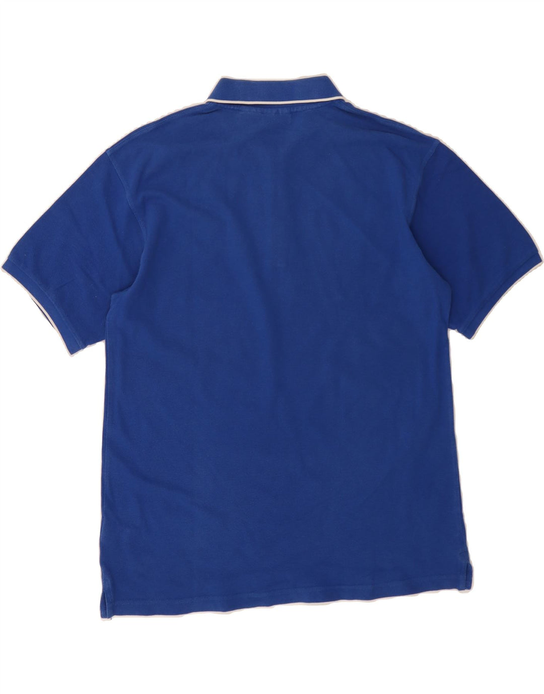 FILA Mens Polo Shirt Medium Blue Cotton Vintage Fila and Second-Hand Fila from Messina Hembry 