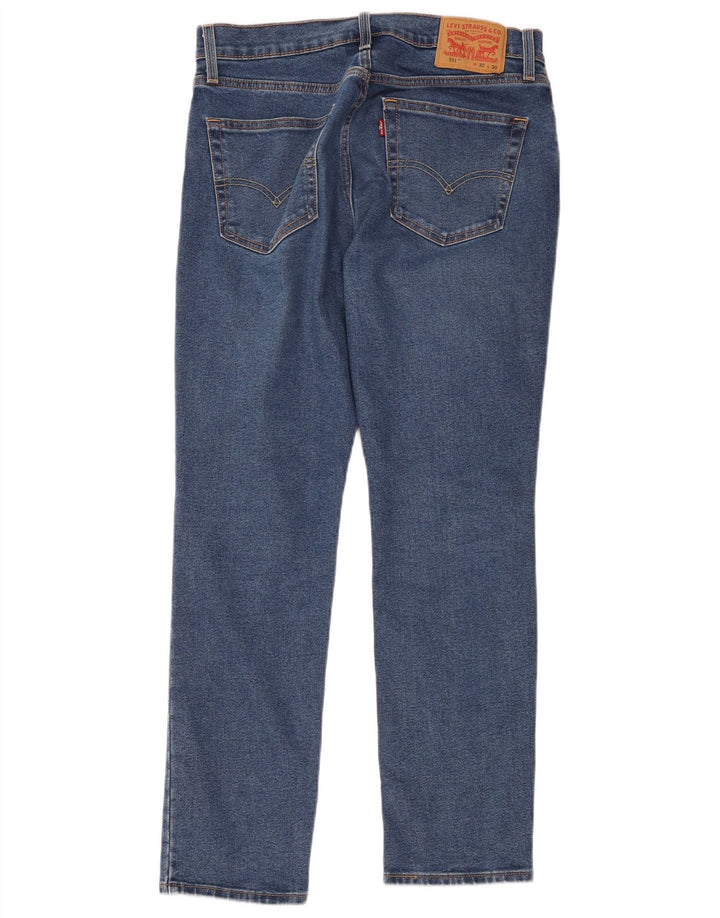 Мужские джинсы Levi's 511 Slim W32 L30 синие, хлопок