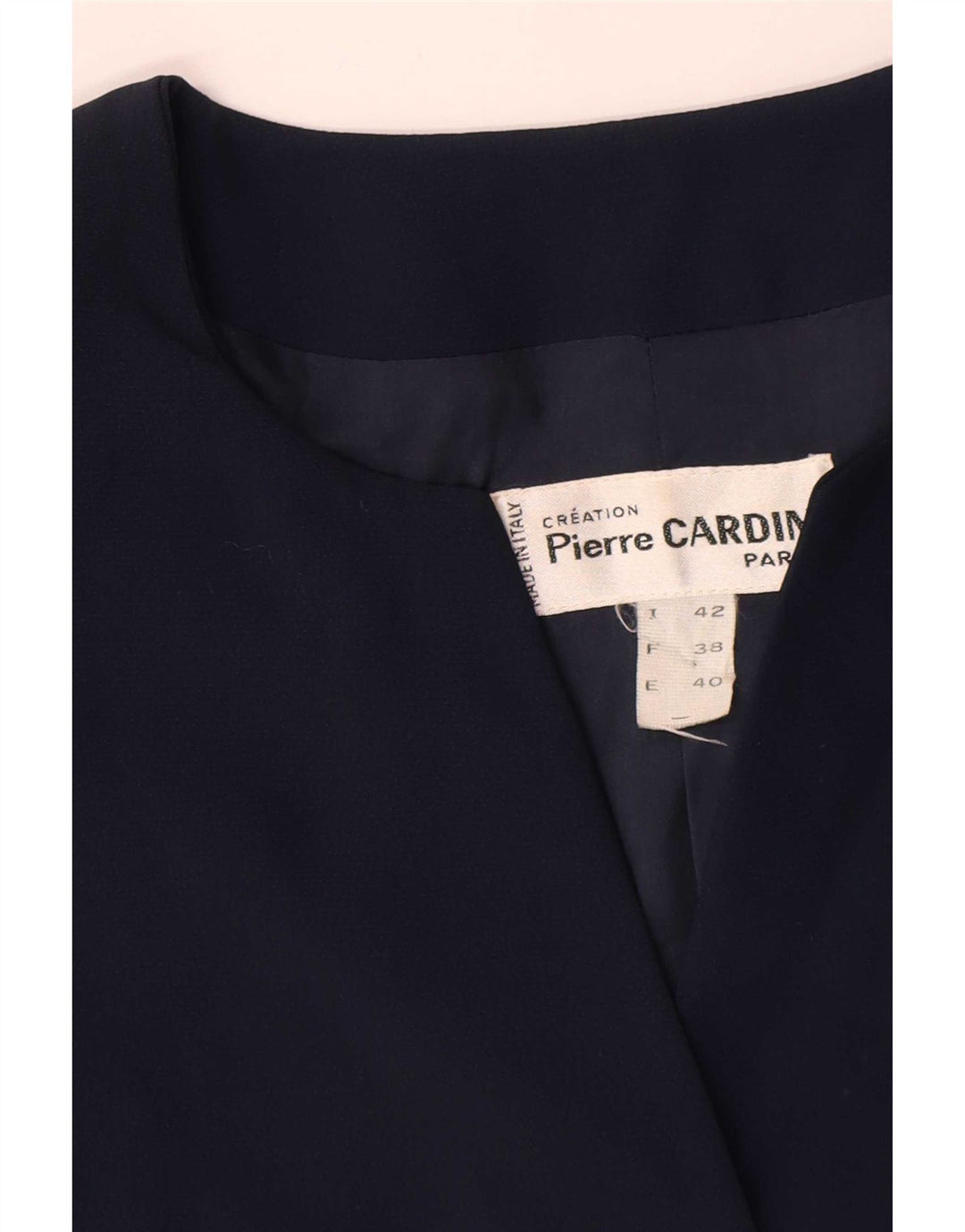 Женский пиджак Pierre Cardin на 3 пуговицах IT 42 Средний Темно-Синий